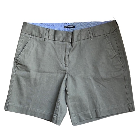 NWT LAND N SEA Olive Green Shorts Size 4 - Picture 2 of 12